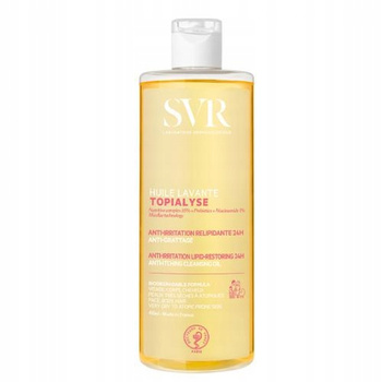 SVR Topialyse Huile Lavante, Olejek do Mycia Ciała, Uzupełnia Lipidy, Koi Podrażnienia i Świąd, 400ml