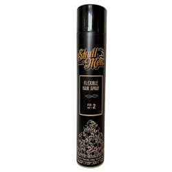 Skull Men Flexible Hair Spray, Elastyczny Lakier do Stylizacji Włosów, 500ml