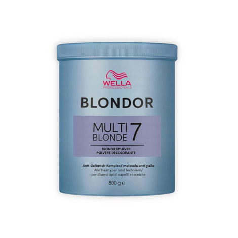 Wella Professionals Blondor Multi Blonde Rozjaśniacz do 7 tonów, 800g + Welloxon 6% 1000ml