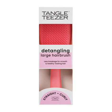 Tangle Teezer Detangler Large Salmon Pink - Dużą Szczotka do Rozczesywania Mokrych Włosów