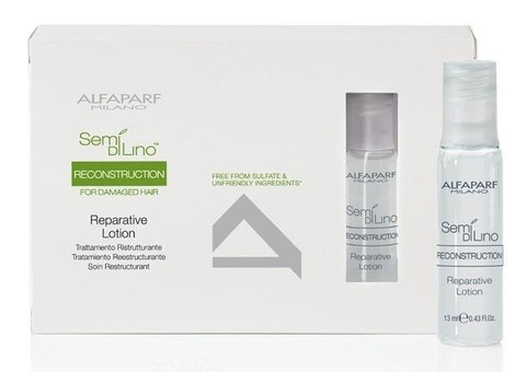 Alfaparf Semi Di Lino Reconstruction Reparative Lotion Regenerujący do Włosów Zniszczonych 6x13ml
