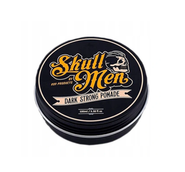 Skull Men Dark Strong Pomade, Pomada Odsiwiająca i Utrwalająca, Przykrywa Siwiznę, Odsiwiacz, 100ml