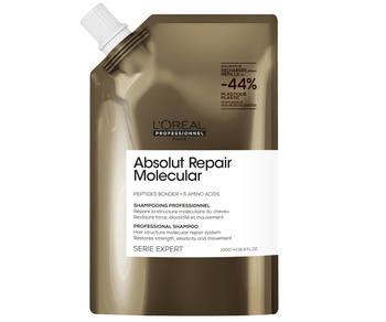 L'Oreal Absolut Repair Molecular Szampon Wzmacniający Strukturę Włosów, REFIL 1000ml