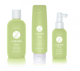 Kemon Liding Energy Shampoo Treatment Lotion Zestaw Prezentowy Wzmacniający Przeciw Wypadaniu Włosów 250ml 200ml 100ml