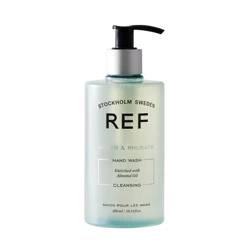 Ref Hand Soap Amber & Rhubarb Mydło do Mycia Rąk z Olejkiem Migdałowym, Zmiękcza i Nawilża, 300ml