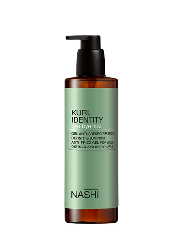 Nashi Argan Kurl Identity Bye Bye Frizz, Nawilżający Żel do Włosów Kręconych, Przeciw Puszeniu, 250ml