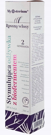 Mysterium Rossną Włosy Wegański Odżywka z Biofermentem Stymulująca Porost Włosów, 150ml
