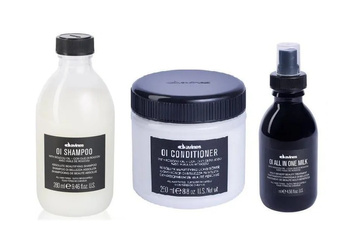 Davines Oi Szampon Odżywka Mleczko do Wszystkich Rodzajów Włosów z Olejkiem Roucou 280ml 250ml 50ml