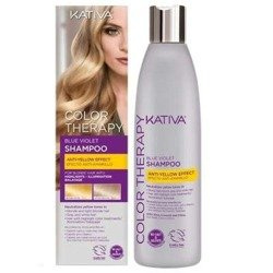 Kativa Color Therapy Blue Violet Shampoo Anti-Yellow Effect Szampon do Włosów Farbowanych Niwelujący Żółte Tony po Keratynie 250ml