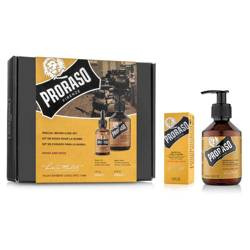 Proraso Firenze Special Beard Care Set Wood & Spice Zestaw Prezentowy Do Brody Olejek + Szampon 30ml, 200ml
