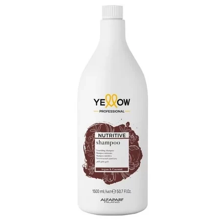 Alfaparf Yellow Nutritive Shampoo, Szampon Nawilżający do Włosów, 1500ml