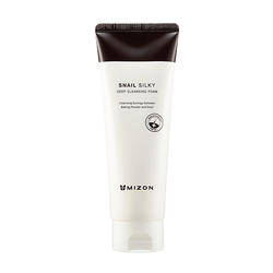 Mizon Snail Silky Deep Cleansing Foam, Głęboko Oczyszczająca Pianka do Twarzy ze Śluzem Ślimaka, 150g