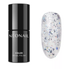 NeoNail Lakier Hybrydowy - 9238 - 7.2ml - Silver Confetti
