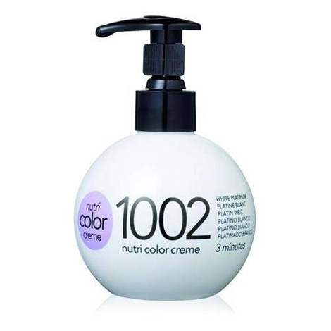 Revlon Nutri Color Creme - Maska koloryzująca do włosów farbowanych, 240ml - jasny platynowy - 1002