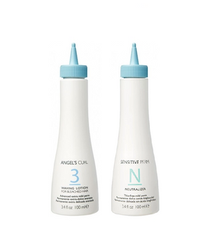 No Inhibition Angel's Curl 3, Zestaw do Trwałej Ondulacji, 2x 100ml