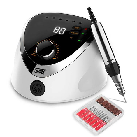 Clavier Frezarka do Paznokci Biała 65W + 6 Frezów, FX820