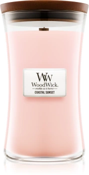Woodwick Coastal Sunset Świeca Zapachowa z Drewnianym Knotem, 610g 