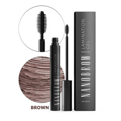 Nanobrow Eyebrow Lamination Gel Żel do Brwi Brazowy 7ml