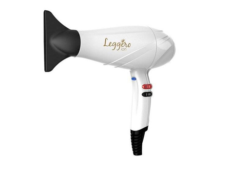 Ga.Ma Italy Professional Leggero - Suszarka do Włosów z Jonizacją, AC Motor, 2400W - Biała