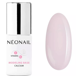 NeoNail Modeling Base Calcium - Baza Hybrydowa, Basic Pink 8624
