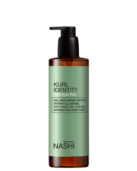 Nashi Argan Kurl Identity Bye Bye Frizz, Nawilżający Żel do Włosów Kręconych, Przeciw Puszeniu, 250ml