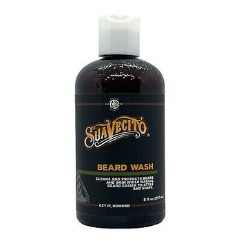 Suavecito Beard Wash, Szampon do Twarzy i Brody, Oczyszcza i Nawilża, 237ml