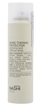 NASHI Style Shine Thermo Protector, Spray Termoochronny, Nawilża i Wygładza Włosy, 250ml