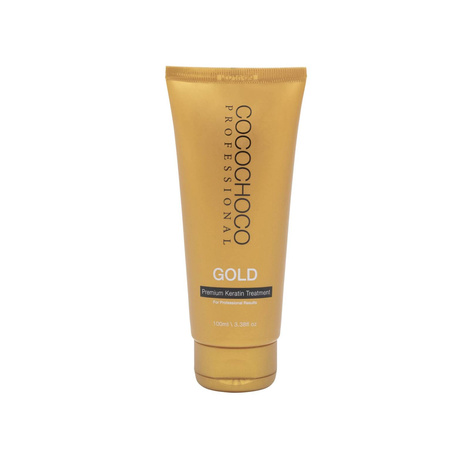 CocoChoco Keratyna Gold do Keratynowego Prostowania Włosów, 100ml + Szampon Oczyszczający 50ml