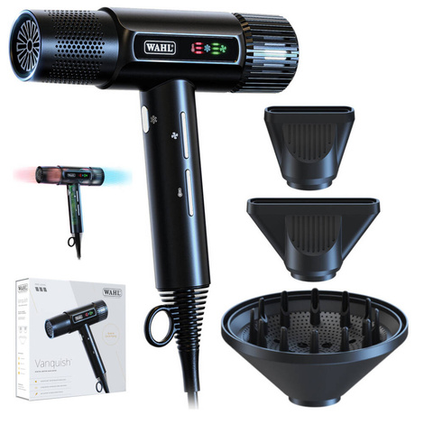 Wahl Vanquish Dryer, Suszarka z Silnikiem Cyfrowym, LCD, 1600W