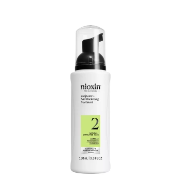 Nioxin Pro Clinical 2 Scalp + Hair Treatment, Serum Bez Spłukiwania do Skóry Głowy i Włosów Naturalnych, Mocno Przerzedzonych, 100ml