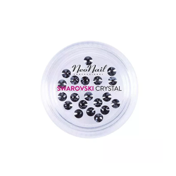 NeoNail Cyrkonie Swarovski SS10 20szt - Black Diamond 215