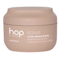 Montibello HOP Ultra Repair Mask, Regenerująca Maska do Włosów Zniszczonych, 200ml