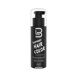 L3VEL3 TEMPORARY HAIR COLOR - Czarny Żel Barwiący do Włosów i Brody, Odsiwiacz, Czarny, 125ml