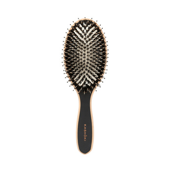 Kashoki Touch of Nature Oval Brush, Drewniana Szczotka do Włosów z Włosiem Dzika