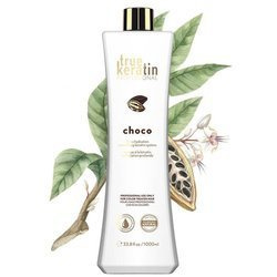 True Keratin Professional Choco, Kuracja Wygładzająco Nawilżająca do Włosów Puszących się 1000ml