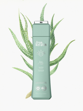 True Keratin Aloe Vera Bio Care Nourishing Shampoo - Szampon Nawilżający z Keratyną i Aloesem po Keratynie 296ml