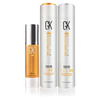 Global Keratin Gkhair Moisturizing, Zestaw do Stosowania po Zabiegu Keratynowego Prostowania Włosów Szampon 300ml, Odżywka 300ml, Serum 50ml 