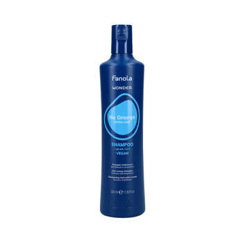 Fanola Wonder No Orange Extra Care Shampoo - Wegański Szampon Neutralizujący Odcienie Miedzi i Pomarańczy 350ml
