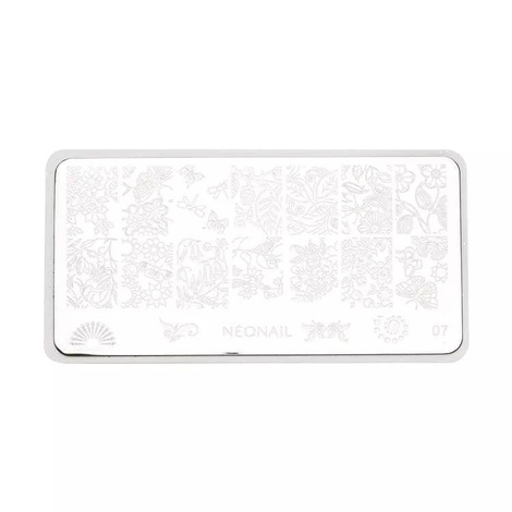 Neonail Plate for Stamps nr 07 Blaszka do Stempli 8789