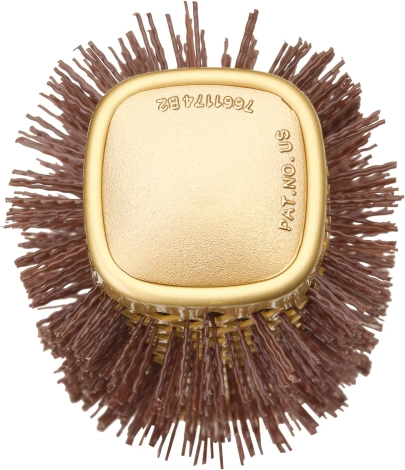 Olivia Garden Blowout Straight Wavy Bristle Gold&Brown Brush, Kwadratowa Szczotka Ceramiczna z Jonizacją 50mm