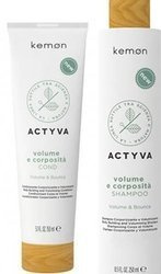 Kemon Actyva Volume E Corposita Shampoo Conditioner Zestaw Szampon i Odżywka Nadająca Grubości i Zwiększająca Objętość 250ml 150ml