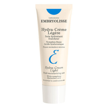Embryolisse Hydra-Cream Light - Lekki, Nawilżający Krem do Twarzy z Kwasem Hialuronowym, 40ml
