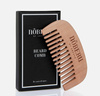 Noberu Premium Pear Wood Beard Comb, Drewniany Grzebień do Brody