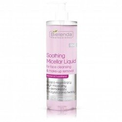 Bielenda Professional Soothing Micellar Liquid For Face Cleansing & Make-Up Removal Kojąco-Łagodzący Płyn Micelarny do Demakijażu i Oczyszczania Twarzy 500ml