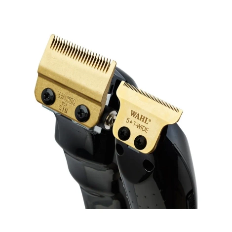 Wahl Barber Combo Detailer Li + Magic Clip Cordless Black Limited, Bezprzewodowa maszynka i Trymer do Włosów