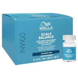 Wella Invigo Balance Hair Loss Treatment, Ampułki Przeciw Wypadaniu Włosów, Przyspieszają Wzrost, 8x 6ml