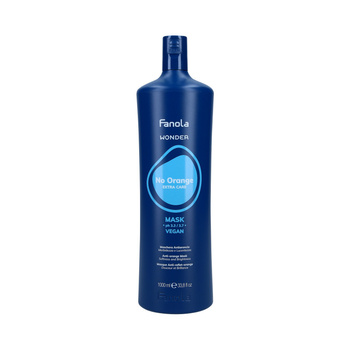 Fanola Wonder No Orange Extra Care Mask - Wegańska Maska Neutralizująca Odcienie Miedzi i Pomarańczy 1000ml