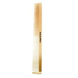 Babyliss Metal Comb - Metalowy Grzebień do Strzyżenia, Super Cienki, Złoty,  M3842E