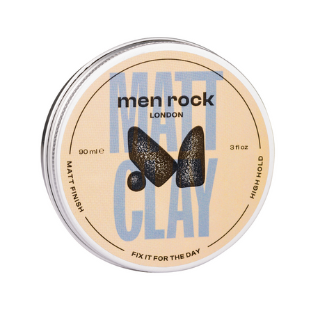 Men Rock Matt Clay Glinka Matująca, Całodzienne Utrwalenie 90ml