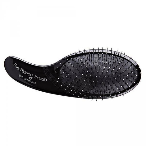 Olivia Garden The Kidney Brush Wet Detangler Black - ceramiczna szczotka do rozczesywania włosów z jonizacją